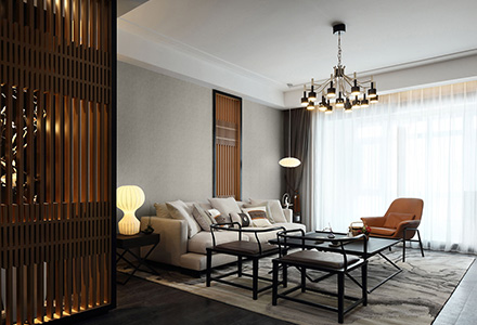 北京首開(kāi)華潤城中式風(fēng)格別墅裝修設計