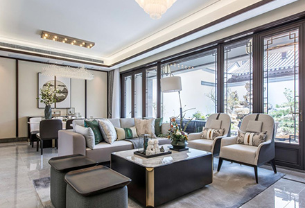 北京首創(chuàng  )·禧瑞墅中式風(fēng)格別墅裝修設計