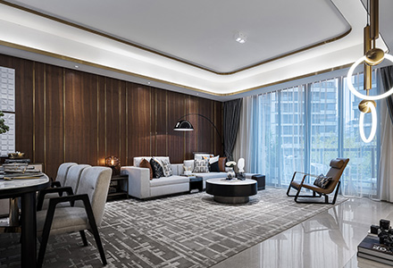 北京燕西華府輕奢風(fēng)格別墅裝修設計