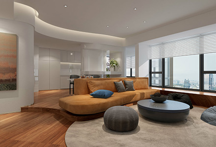 北京金科王府極簡(jiǎn)風(fēng)格別墅裝修設計