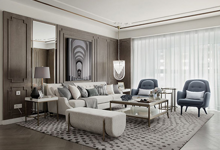 北京昆侖域新古典風(fēng)格軟裝設計