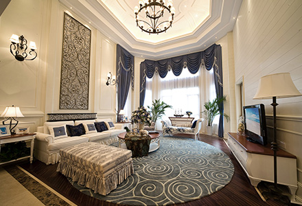 北京萬(wàn)科觀(guān)承地中海風(fēng)格別墅裝修設計