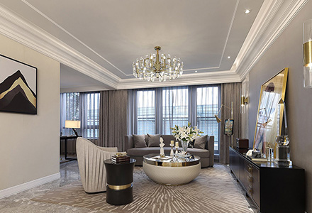 北京澤信公館新古典風(fēng)格軟裝設計
