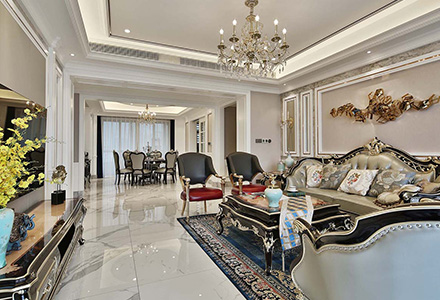 北京翡翠長(cháng)安新古典風(fēng)格軟裝設計